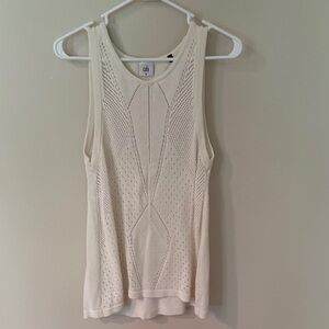 CAbi Cream Knit Tank Top